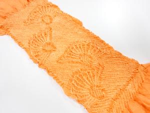 正絹　絞り　帯揚げ